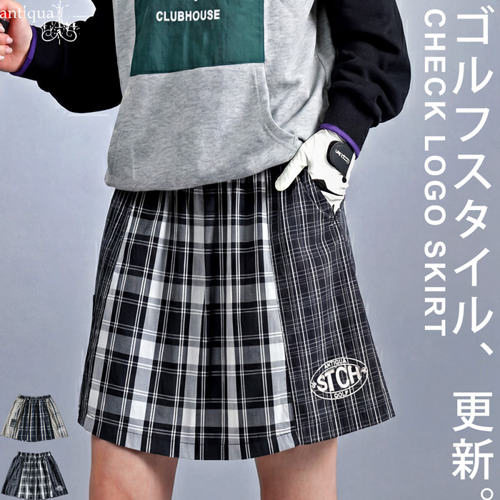 antiqua（アンティカ） ANTIQUA GOLF×STCH スカート レディース 送料