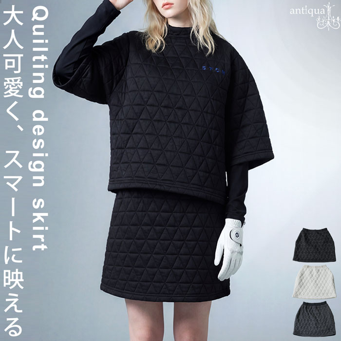 antiqua（アンティカ） ANTIQUA GOLF×STCH スカート レディース 送料