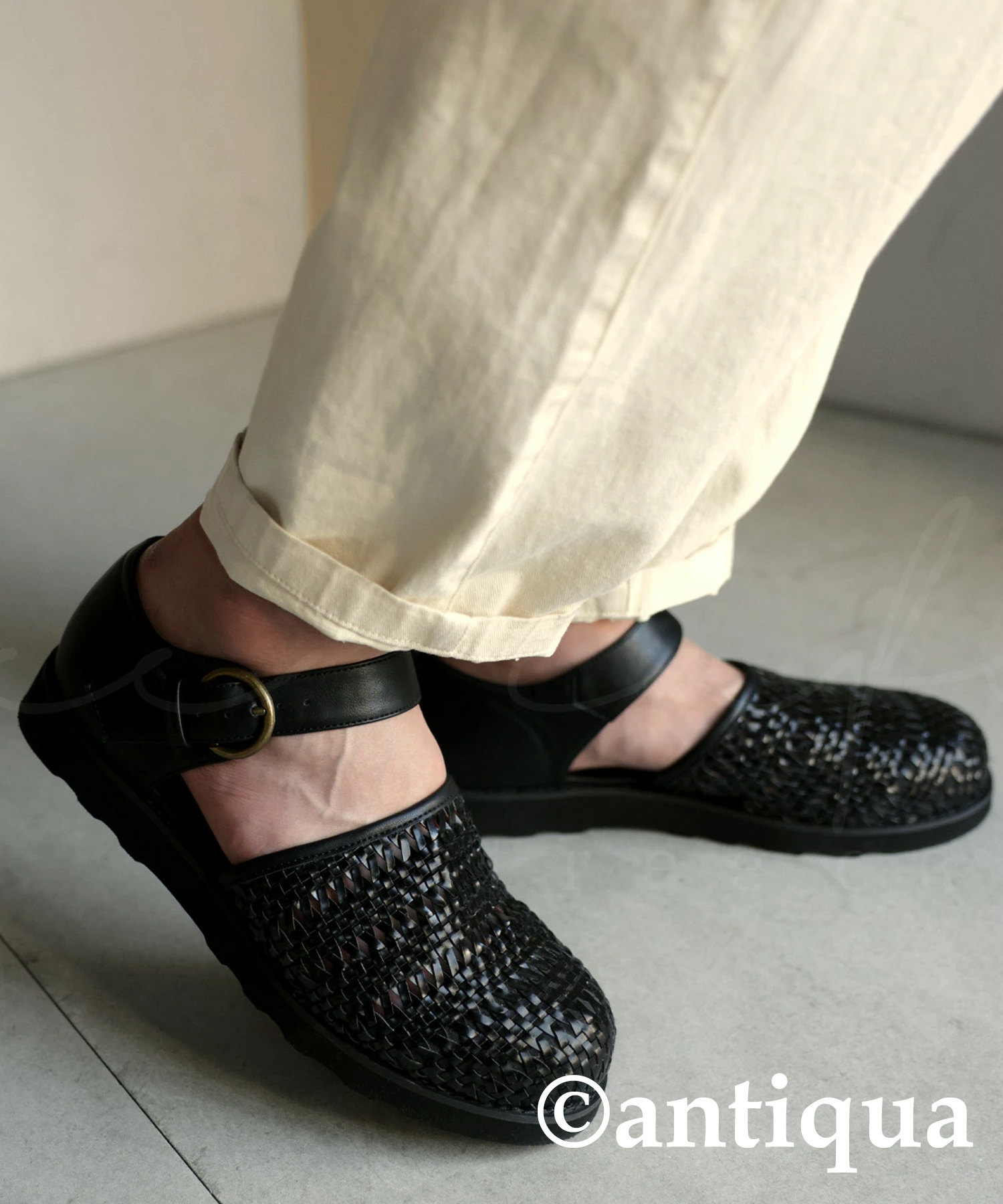メッシュサンダル サンダル メンズ 靴 きれいめ 送料無料・再販。メール便不可【Z】｜antiqua｜02