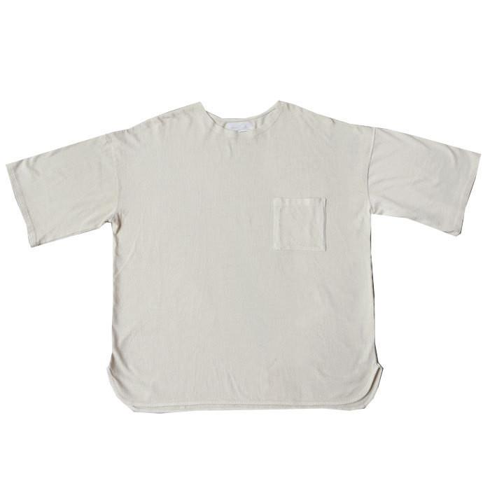ポケット付きバスクT Tシャツ メンズ トップス 五分袖・100ptメール便可｜antiqua｜07