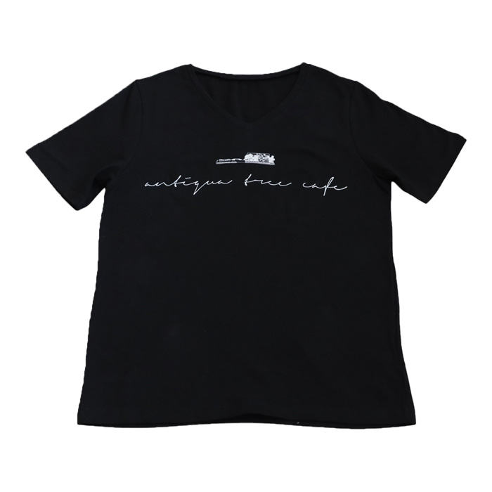 ロゴプリント Tシャツ キッズ 子供服 Vネック 半袖・6月14日10時〜発売。50ptメール便可 TOY |  | 15