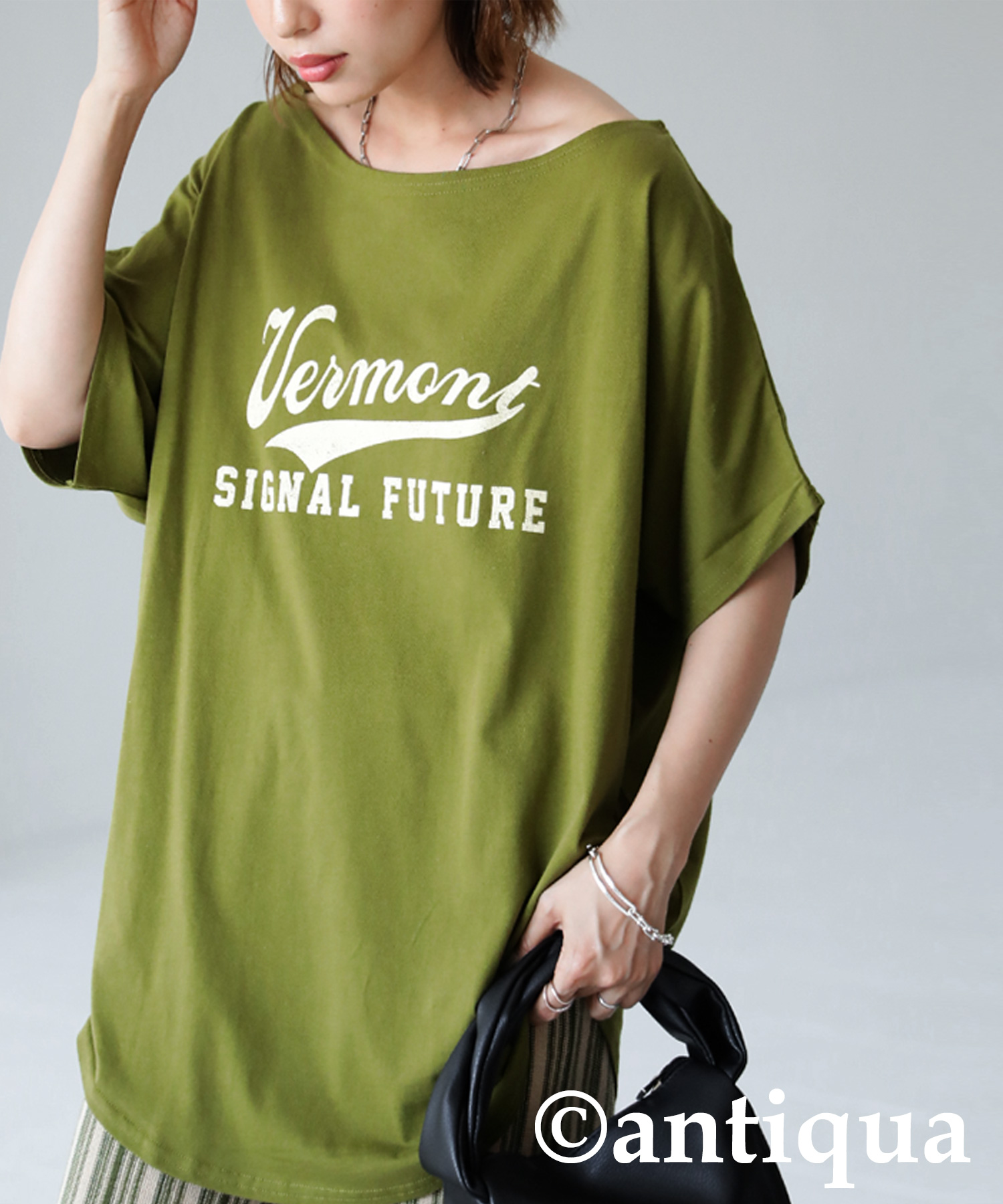 ドルマンレタリングT シャツ（Tシャツ/カットソー）｜KsG