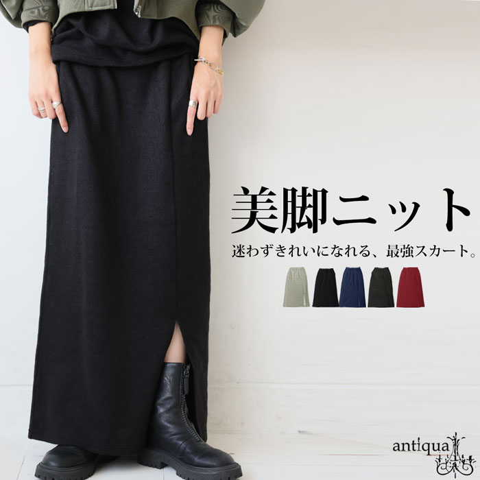 antiqua（アンティカ） シュッと美 スカート レディース ボトムス