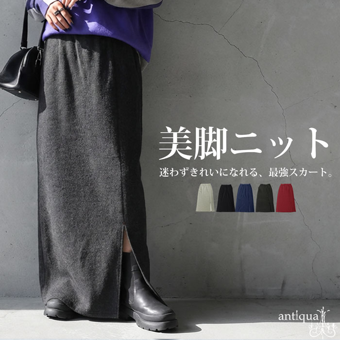 antiqua（アンティカ） シュッと美 スカート レディース ボトムス