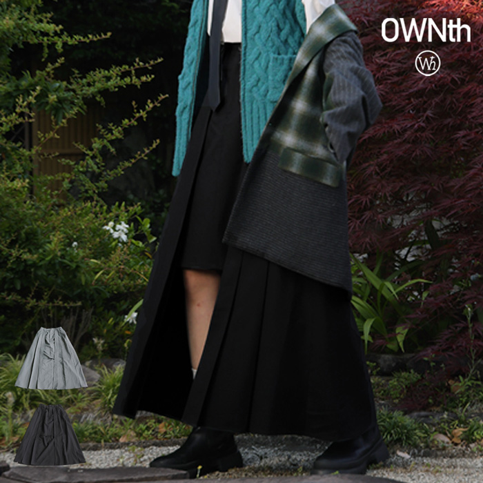 antiqua（アンティカ） レイヤード風 プリーツスカート レディース