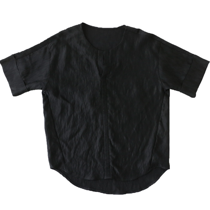 キーネックシャツ シャツ レディース トップス 送料無料・再再販。メール便不可｜antiqua｜02