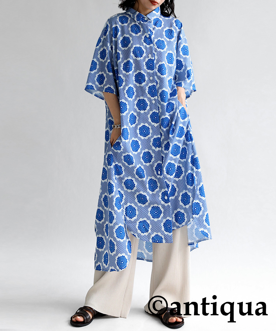 antiqua（アンティカ） シャツワンピース ワンピース レディース