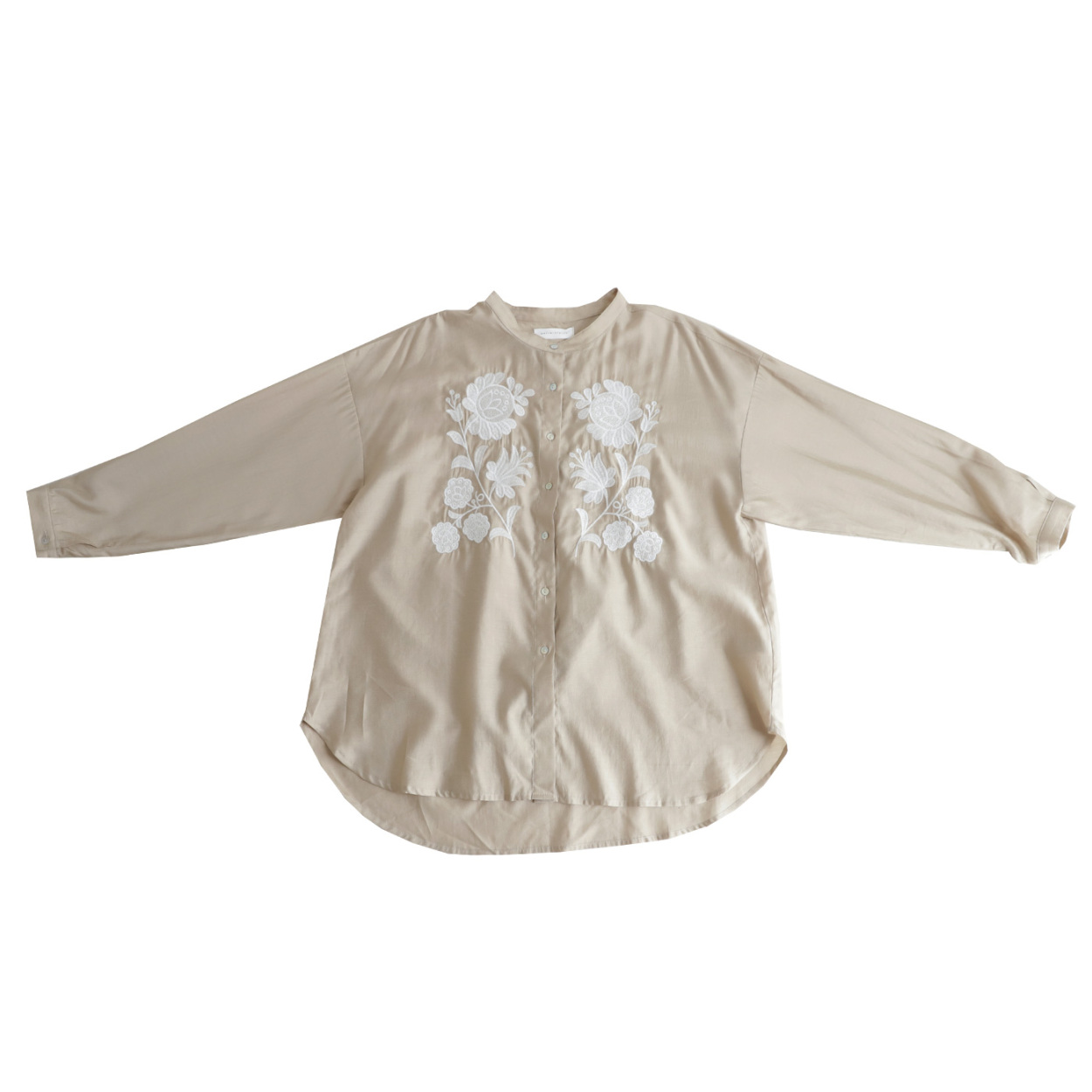 antiqua（アンティカ） 刺繍シャツ シャツ レディース トップス 花柄