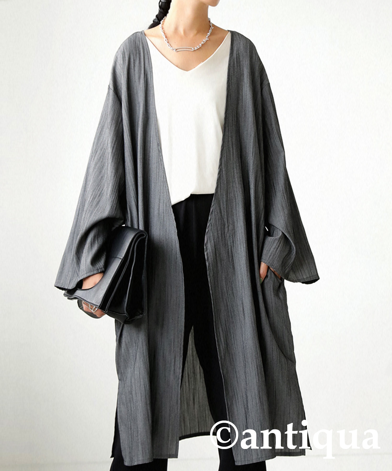 antiqua トッパーカーデ トッパー レディース カーディガン