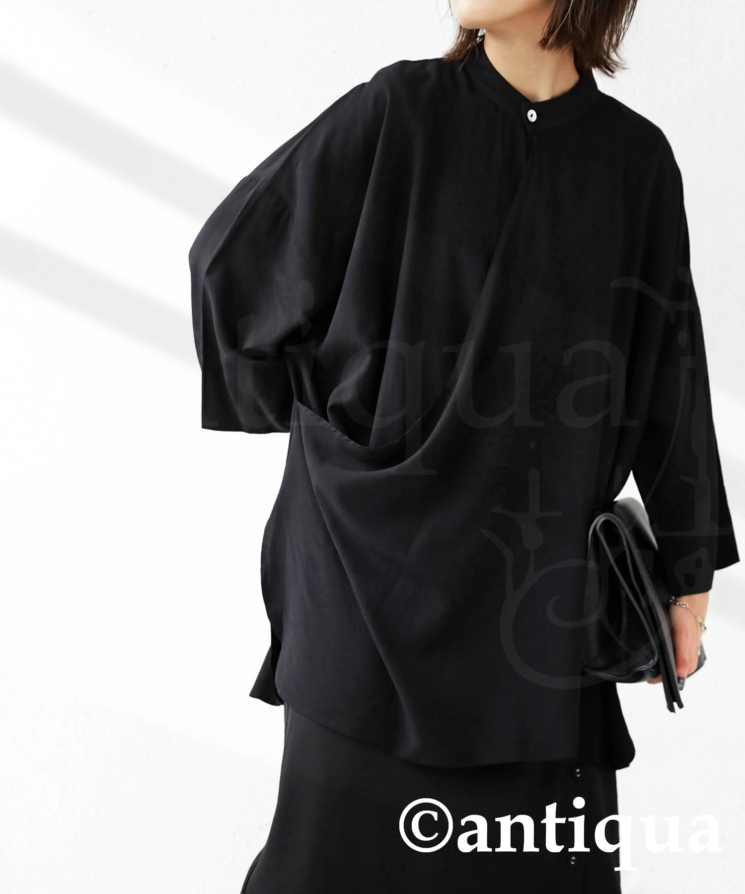 antiqua カシュクールシャツ シャツ レディース トップス
