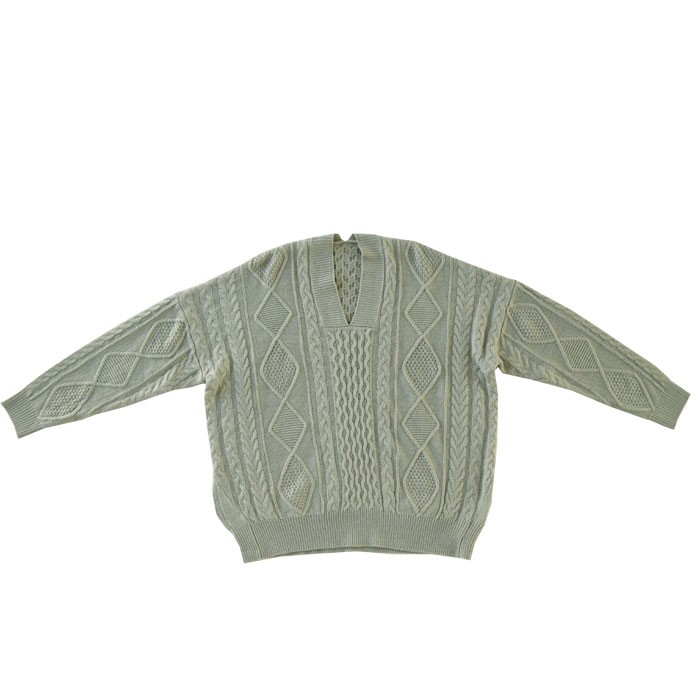 antiqua ニット レディース トップス 長袖 セーター Vネック