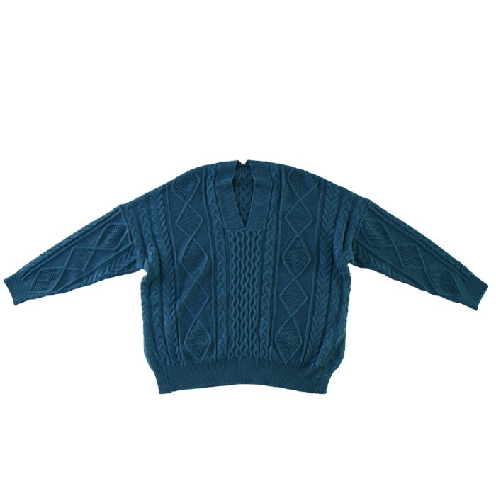 【18％OFF】 レディース ニット antiqua トップス Vネック セーター 長袖 ニット/セーター