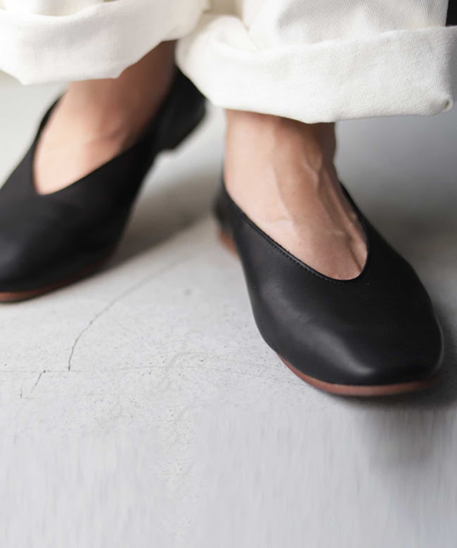 日本製 本革 レザーフラットパンプス 靴 レディース 送料無料・再再販。メール便不可｜antiqua｜03