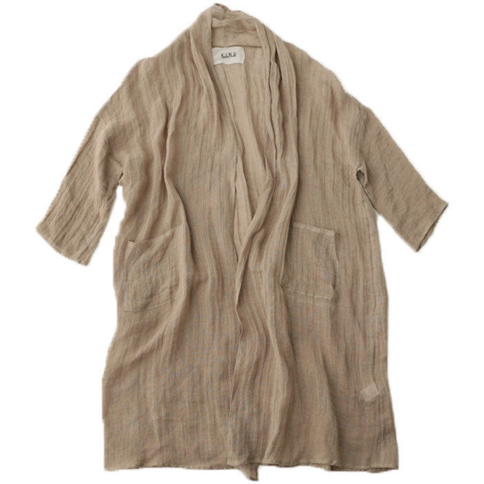 アウター レディース 長袖 カーディガン ロングカーデ リネントッパーカーデ 送料無料 2月日0時 再再販 メール便不可 母の日 Uk 000 Antiqua 通販 Yahoo ショッピング