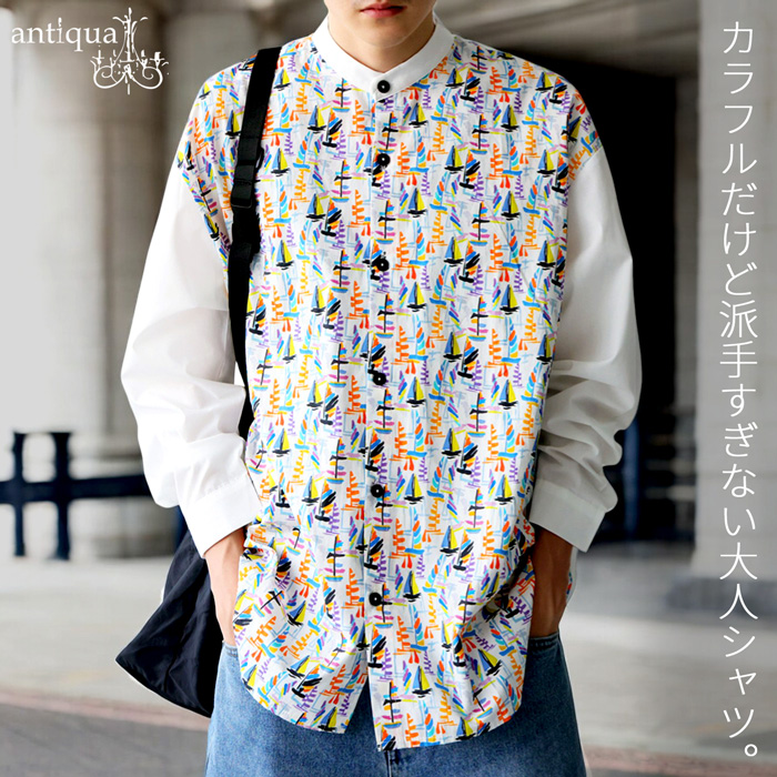 antiqua /tree cafe ドットジャケット BRAND tree cafe｜antiqua（アンティカ）公式｜ONLINE STORE