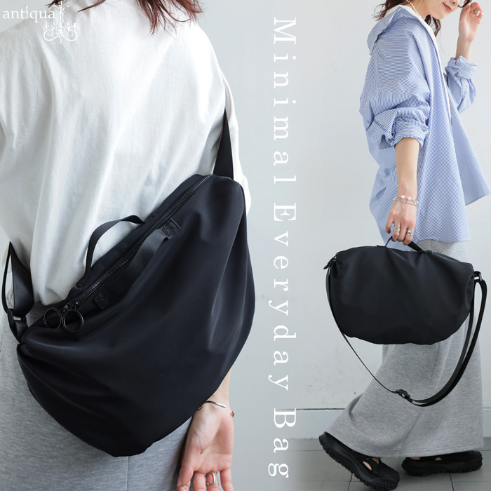 antiqua アンティカ　本革　カウレザー　ショルダー　2way バッグ antiqua（アンティカ） 2WAY ショルダーバッグ レディース バッグ 軽量