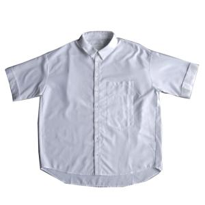トップス メンズ シャツ 半袖 レーヨン セットアップ ビッグポケットシャツ・再販。メール便不可