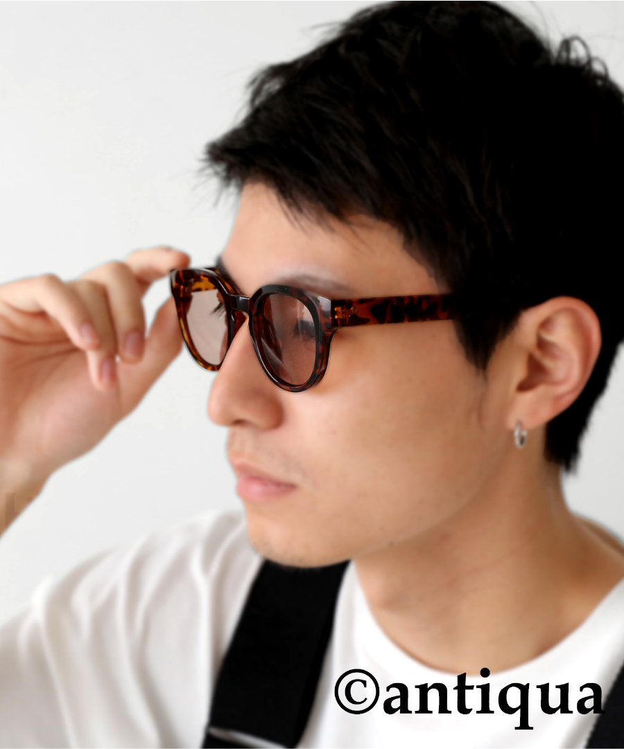 サングラス 眼鏡 メンズ UVカット カラーレンズ おしゃれ・再販。メール便不可【Z】｜antiqua｜02