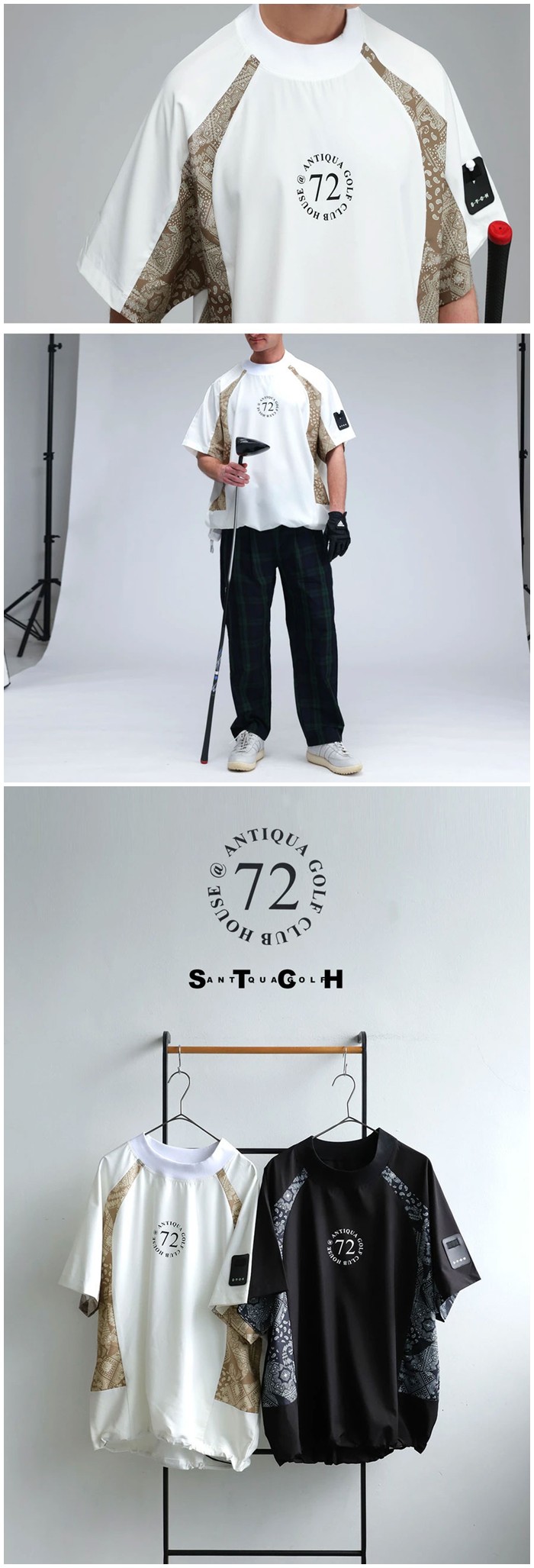 antiqua（アンティカ） ANTIQUA GOLF×STCH トップス レディース 送料