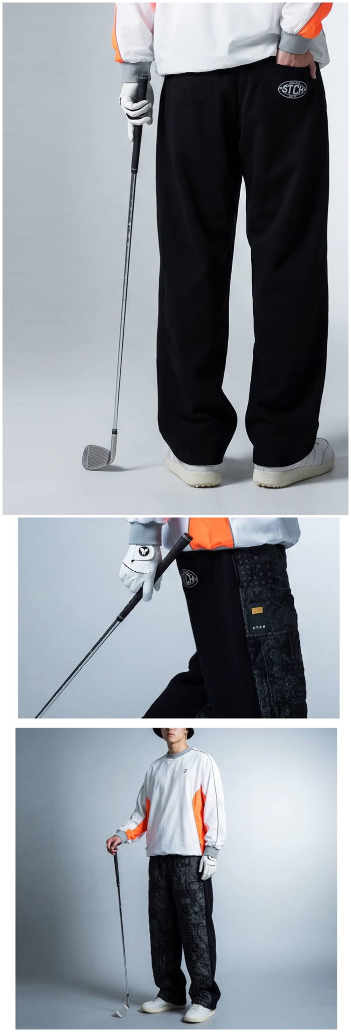 antiqua（アンティカ） ANTIQUA GOLF×STCH 中綿パンツ メンズ 送料無料