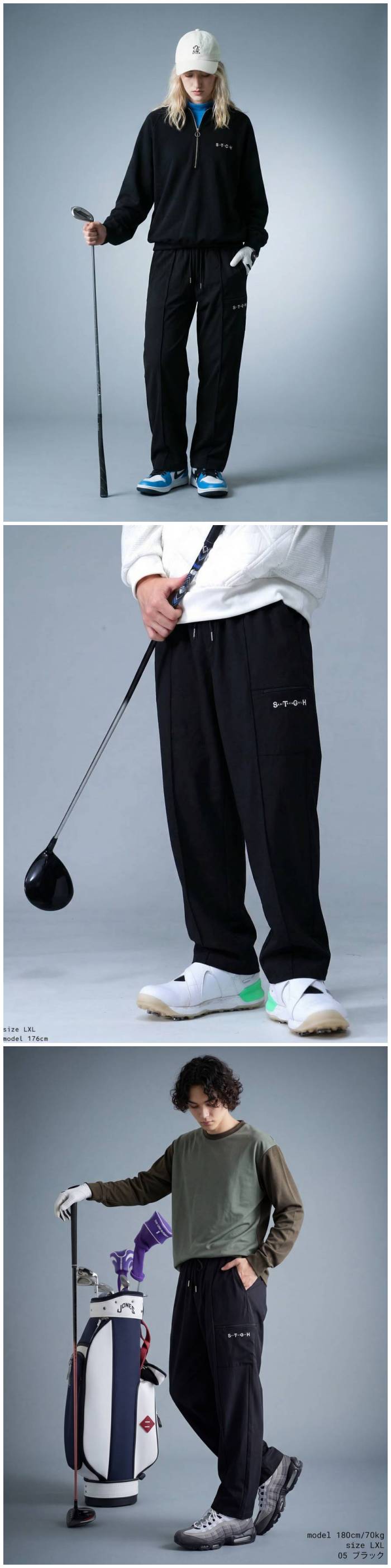 【美品】ANTIQUA GOLFxSTCH パンツ メンズ サイズLXL ANTIQUA GOLF×STCH パンツ メンズ 送料無料・再入荷 (80)メール便可