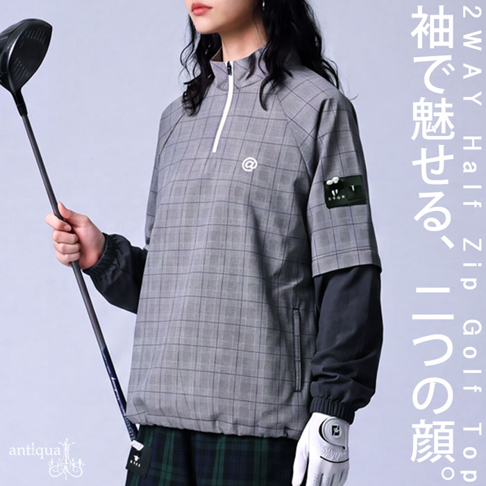 antiqua（アンティカ） ANTIQUA GOLF×STCH トップス レディース 送料