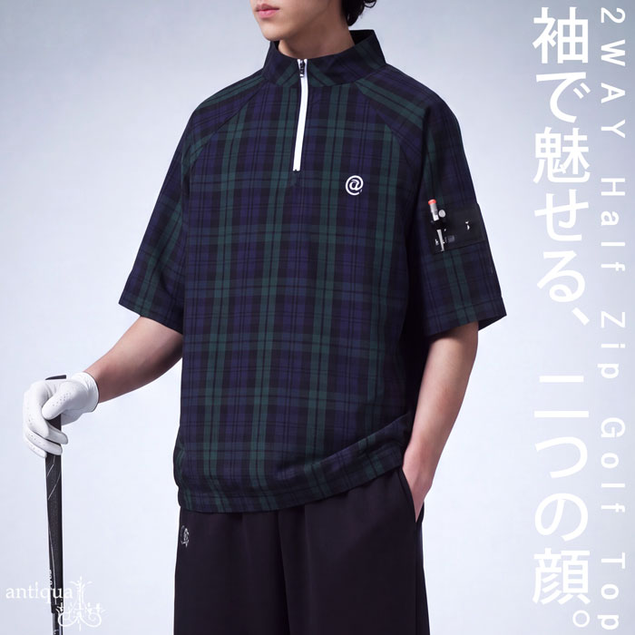 antiqua（アンティカ） ANTIQUA GOLF×STCH トップス メンズ 送料無料