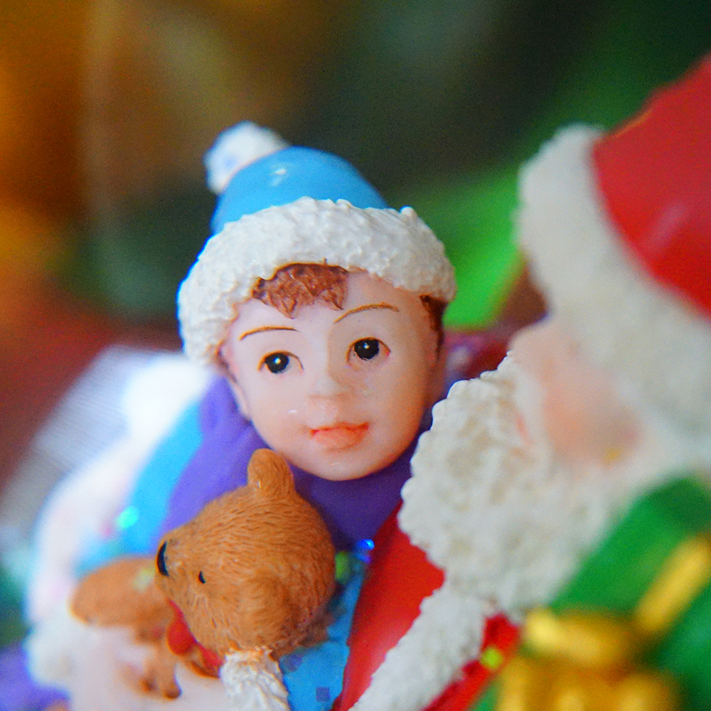 クリスマス　サンタクロース　オルゴール JARLL】スノードーム クリスマス サンタクロース そりすべり 高級