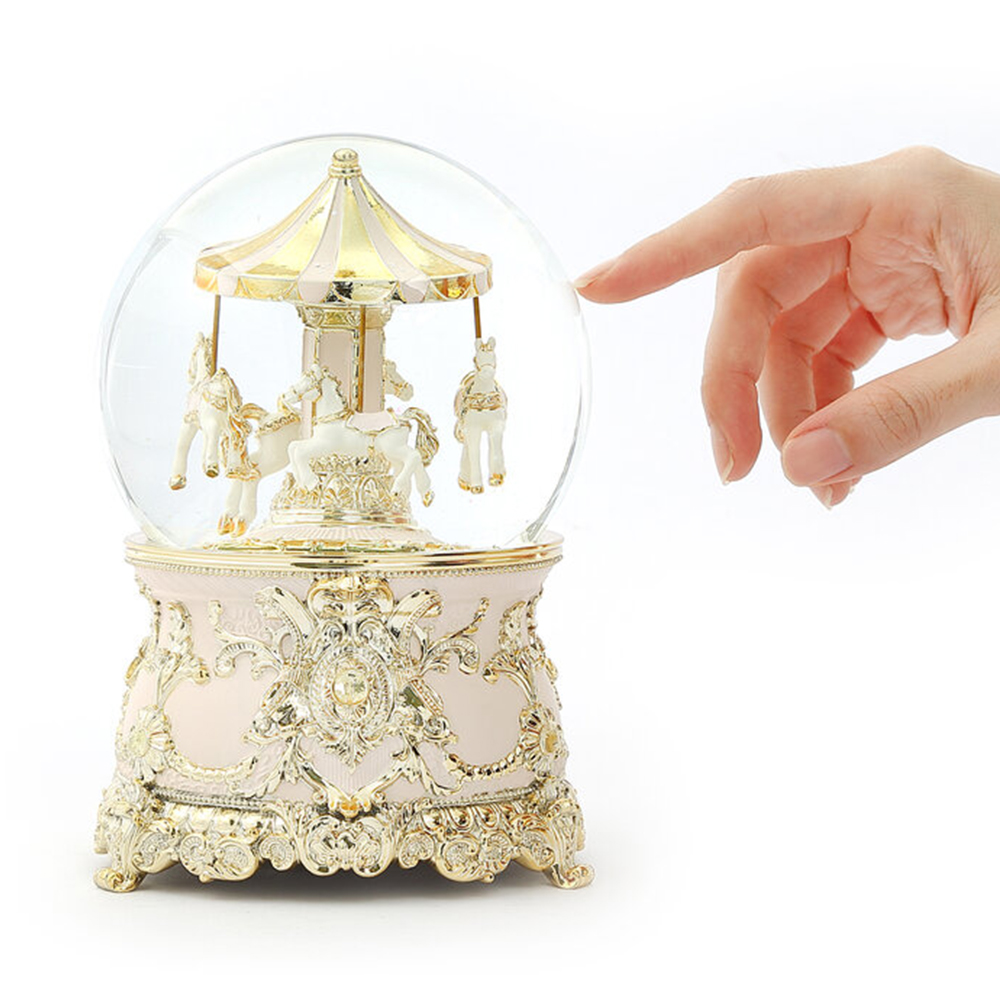 高級 スノードーム メリーゴーランド プレゼント【安心保証 送料無料