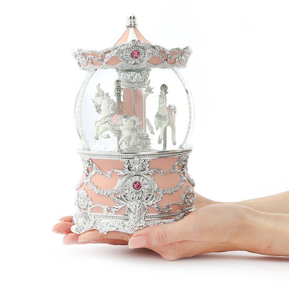 高級 スノードーム メリーゴーランド プレゼント【安心保証 送料無料