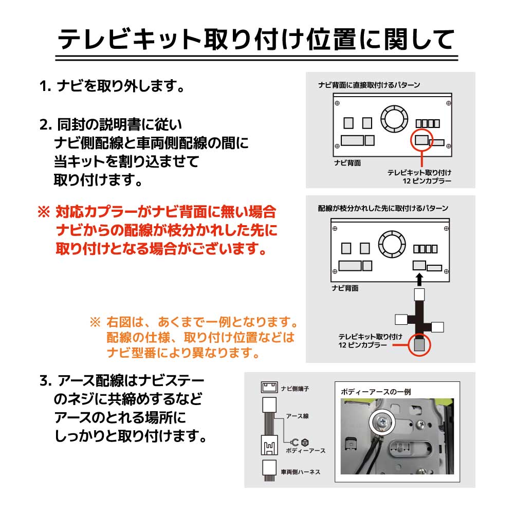 テレビキット ディスプレイオーディオキャンセラー スズキ 走行中 テレビ ナビ操作 ができる ハスラー ソリオ ワゴンRスマイル 全方位モニター テレナビキット｜anys｜08