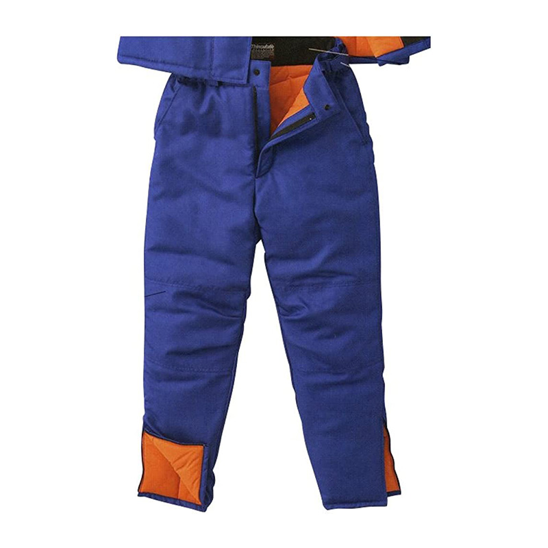 サンエス　冷凍倉庫用　防寒パンツ　〜　M　-40℃　サイズ　オレンジ　BO8006　ブルー　4L