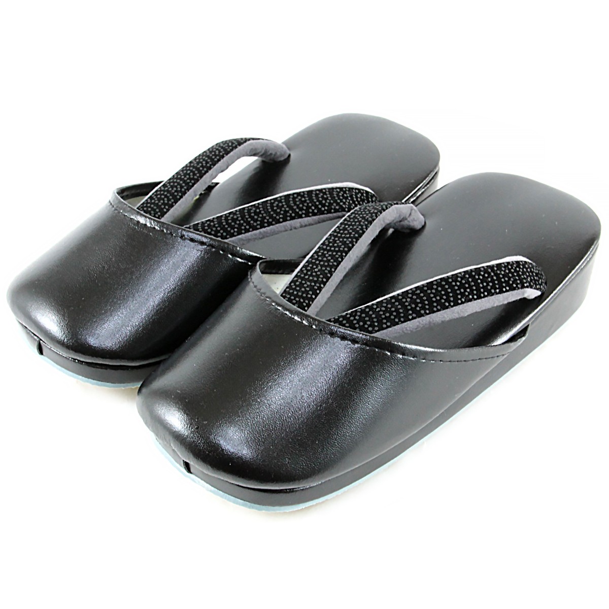 防寒草履 メンズ -39- 合成皮革 LL-size 黒 印伝調 : あおい 正直問屋
