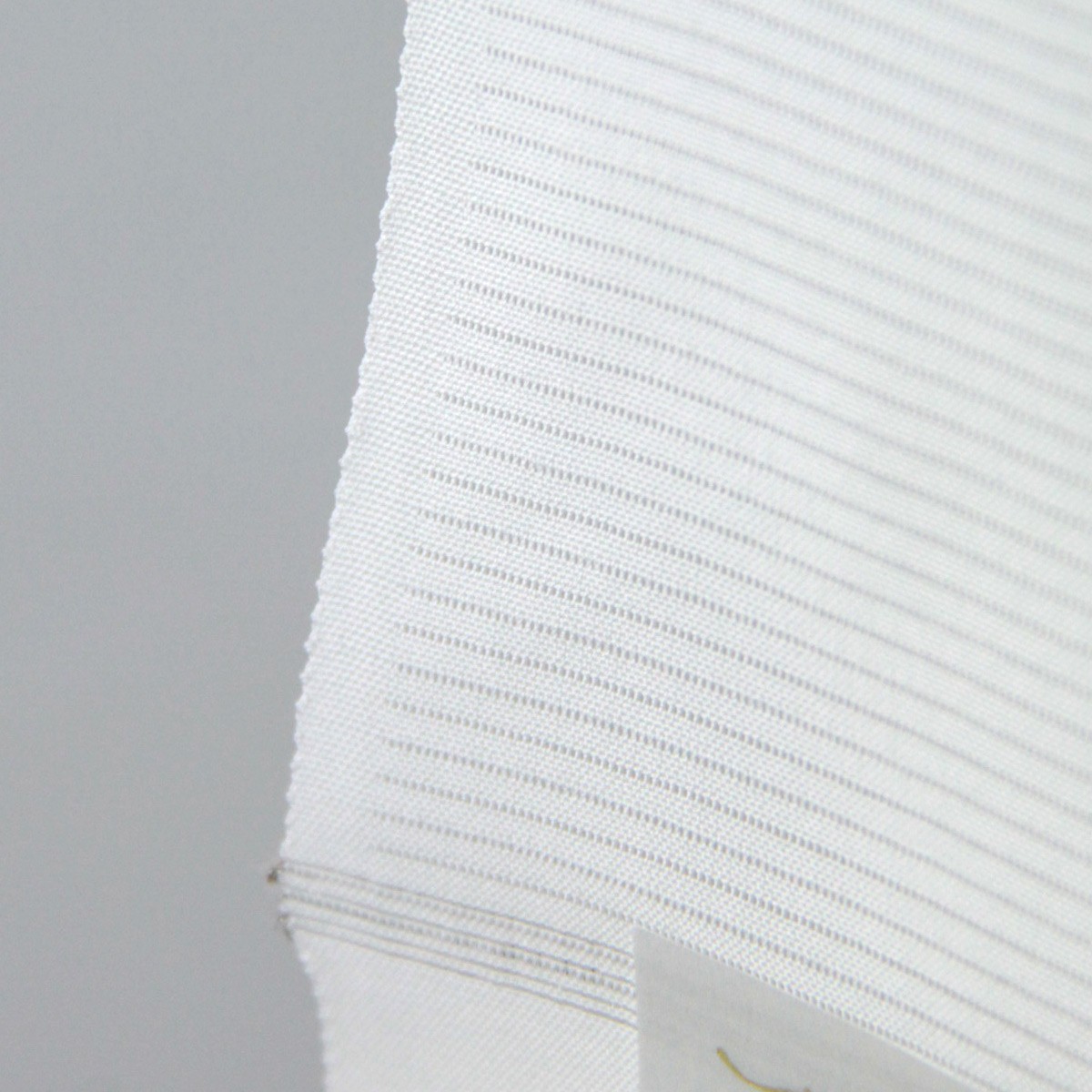 駒絽長襦袢 手縫い仕立て付き 正絹 -6- 皇室献上絹 ピュアホワイト 白 