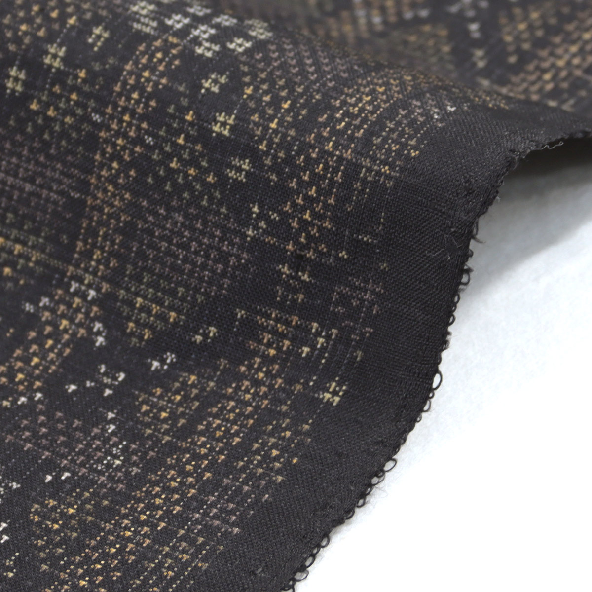 【反物】本場大島紬　9マルキ　キングサイズ　匹もの　2反分　地球印奄美大島亀甲 反物】本場大島紬 9マルキ キングサイズ 匹もの 2反分 地球印奄美大島