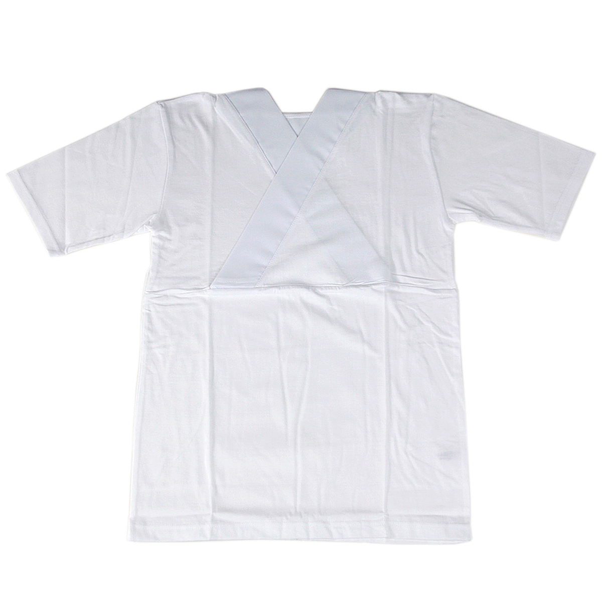 新らくらくTシャツ半襦袢 女性用 半袖 半衿付き 綿100% M/L/LL-Size