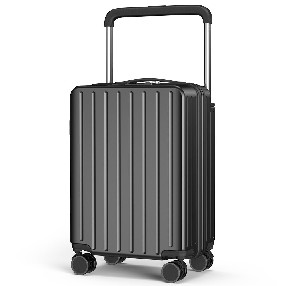 スーツケース 機内持ち込み 大容量 軽量 ワイドキャリーバー USBポート付 インナーフラット 40...