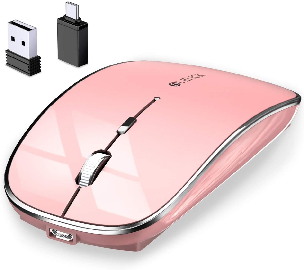 マウス 完全ワイヤレス機能 ワイヤレスマウス Bluetoothマウス Bluetooth5.1 光学式 高感度 3DPIモード Mac/Windowsなど対応 ブルートゥース｜aoi0828-store｜02