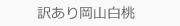 訳あり岡山白桃