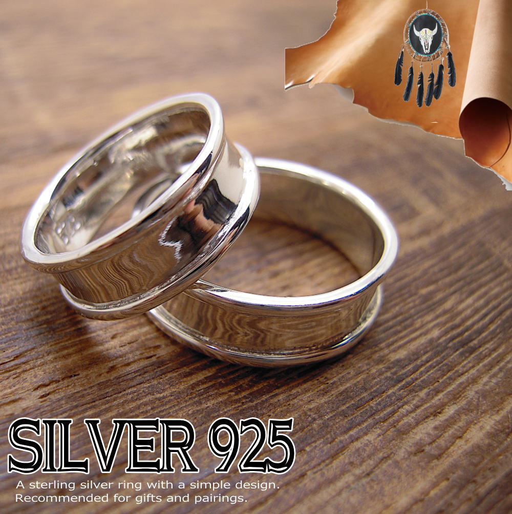 銀製品 シルバー リング 指輪 ダブルエッジ ペアリングやプレゼントにオススメ メンズ レディース アクセサリ r424 :r424:青い目 通販  
