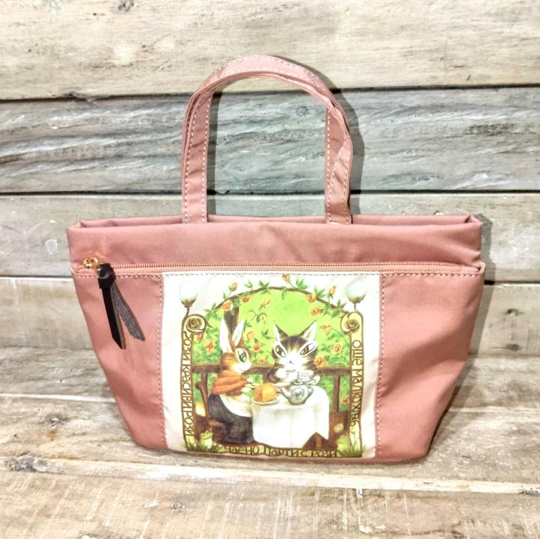 わちふぃーるど（WachiField） ダヤン トートバッグ ミニバッグ バラの