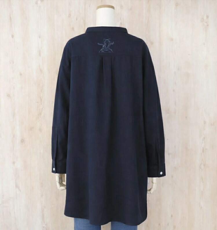 わちふぃーるど（WachiField） ダヤン 服 えり刺繍シャツチュニック
