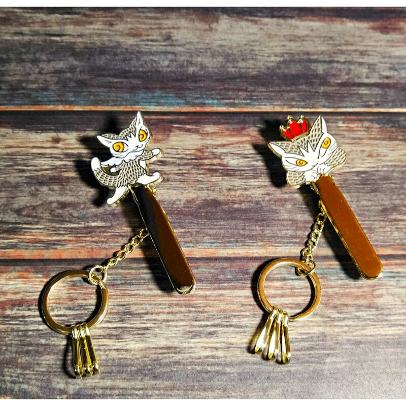 わちふぃーるど（WachiField） ダヤン キーホルダー レトロホテルキー