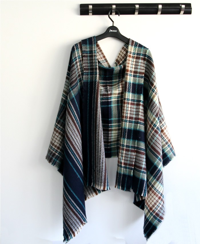 在庫限り マフラー 大判 レディース チェック 柄 新作 大きなチェック柄マフラー 防寒 冬 秋冬 ウールタッチ 可愛い 人気 おしゃれ Muffler Amgrocery 通販 Yahoo ショッピング