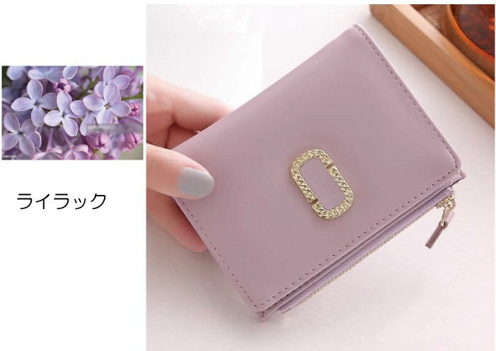 レディース 二つ折り財布  ミニ財布