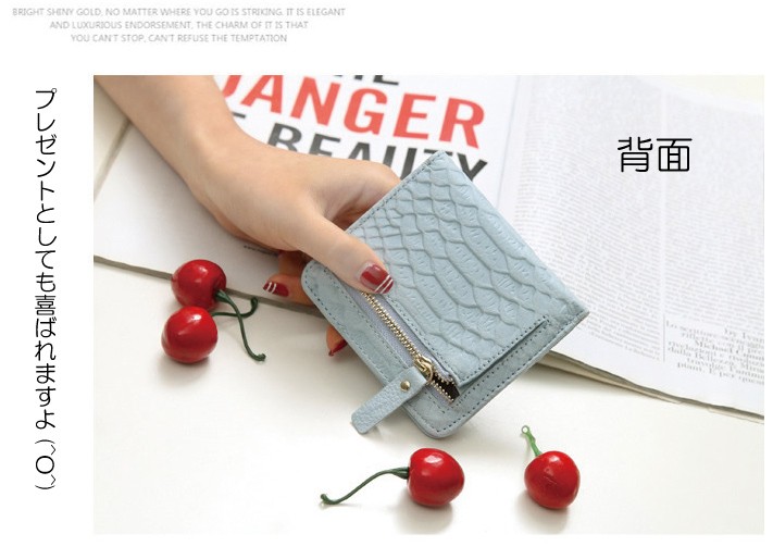 レディース 二つ折り財布  ミニ財布