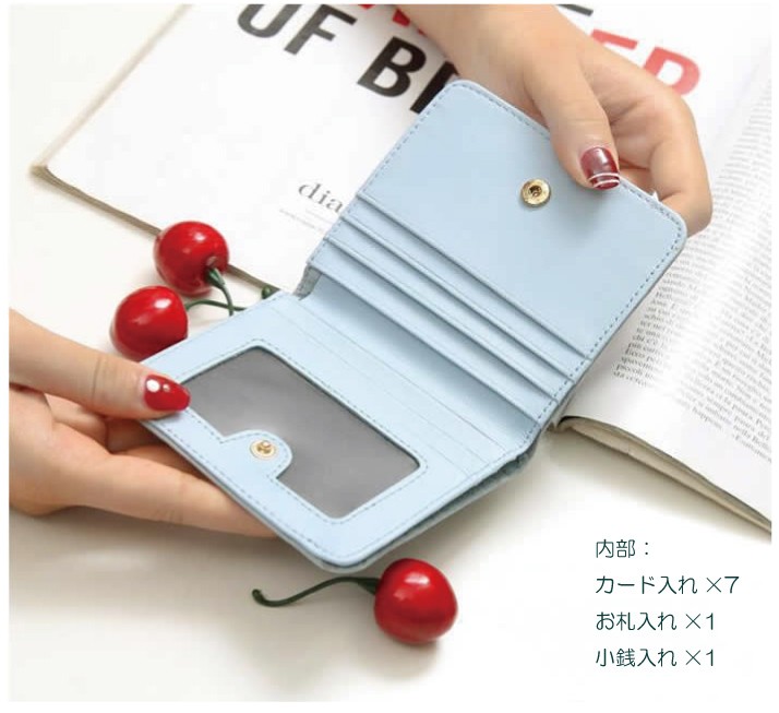 レディース 二つ折り財布  ミニ財布
