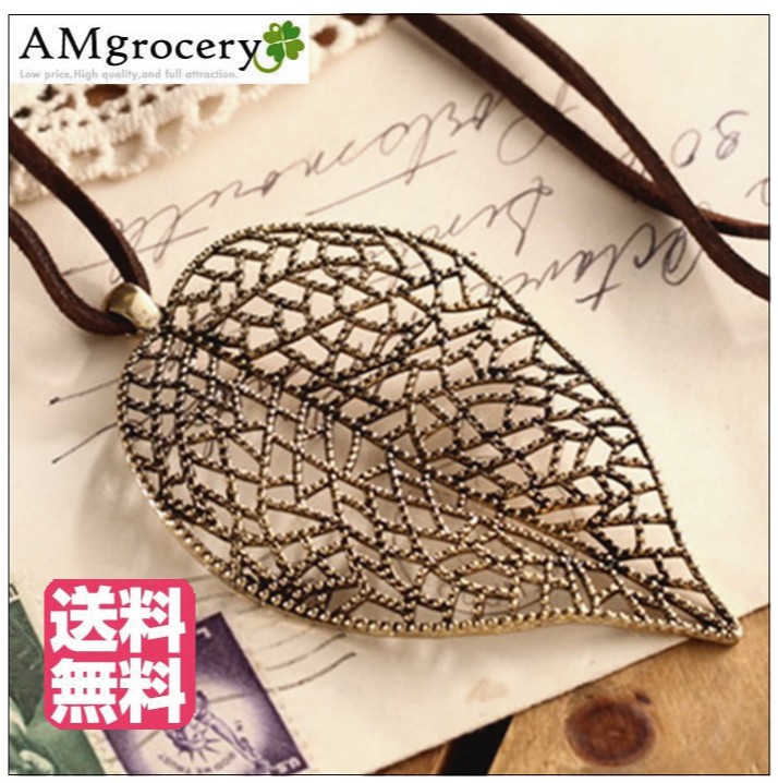 ペンダント 革 アクセサリー 