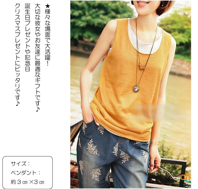 ペンダント 革 アクセサリー 