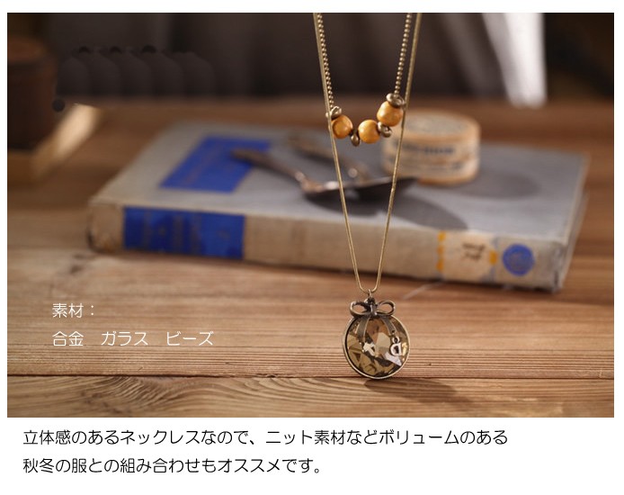 ペンダント 革 アクセサリー 